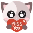 CatMissYou emote