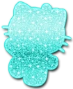 HelloKittySparkleTeal emote