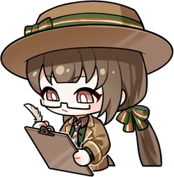 NikkiWorking emote