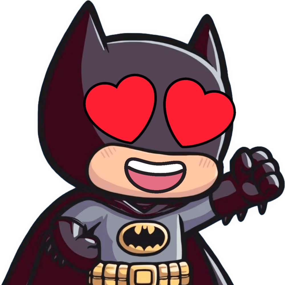Batman_HeartRedEyes emote