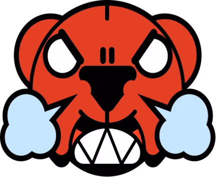 Nita1_Angry_BrawlStars_Pin emote