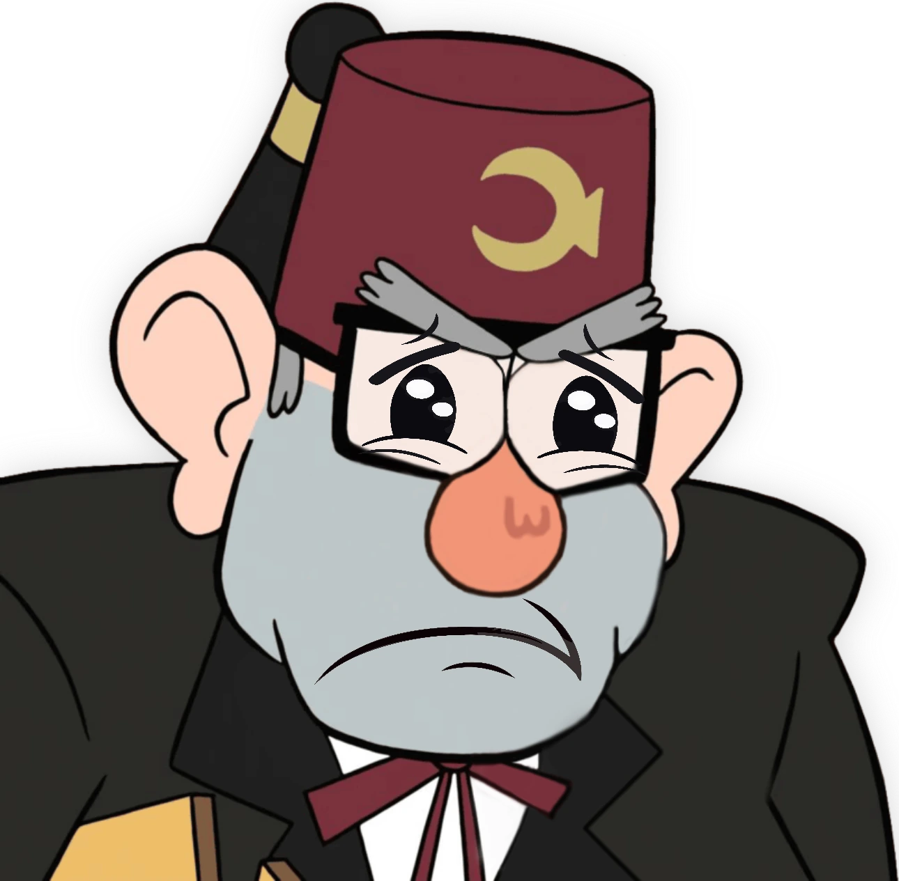 GrunkleStan_KawaiiSad emote