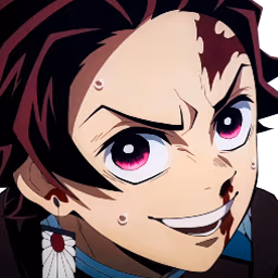 TanjiroSmirk emote
