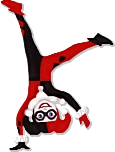 HarleyQuinnCartwheel emote