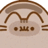 pusheen_smoosh animated emote