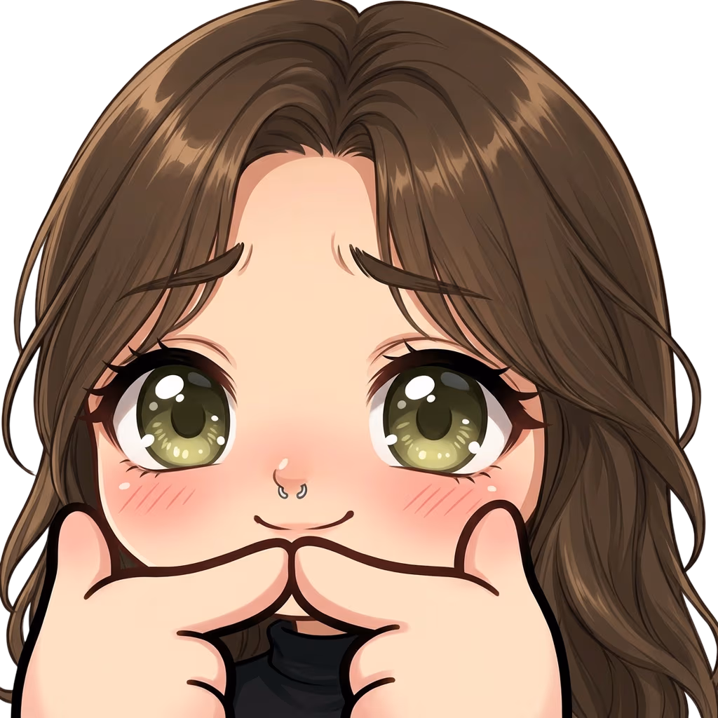 charlie_shy_fingers sticker