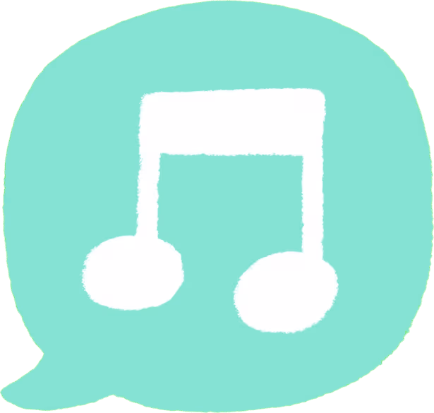 SpeechBubbleMusic emote