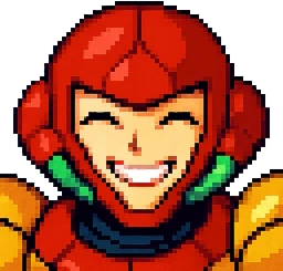 SamusAransmiling emote