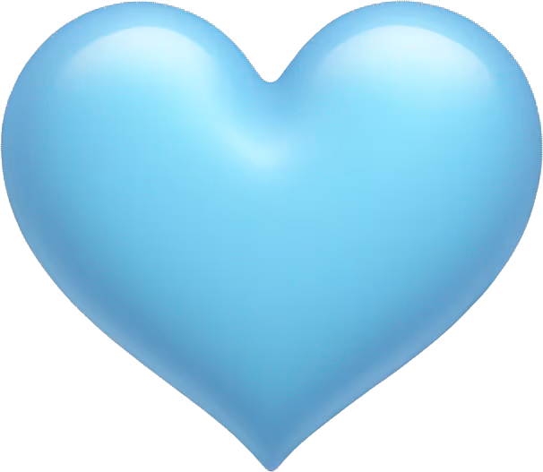 blueheart emote