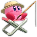 kirbyFishing emote