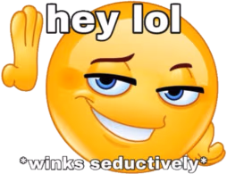 winksseductively emote