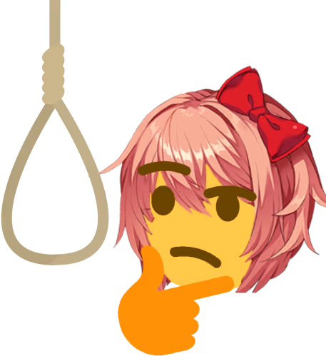ThinkingSayori emote
