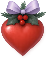 Redchristmasheart emote