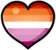 LesbianPrideHeart emoji