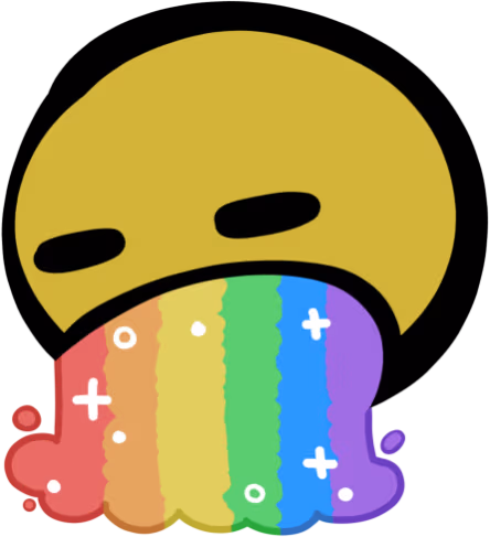 rainboarf emote