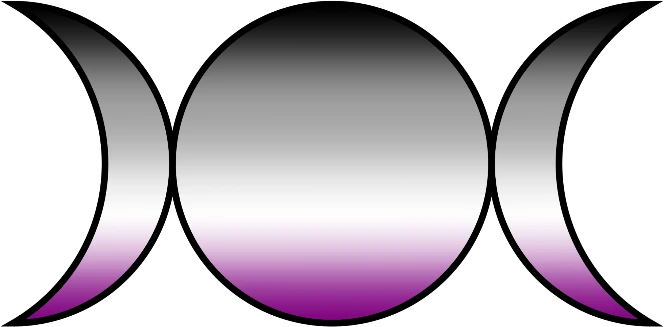 Triple_Moon_asexual emoji