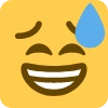 Sweat_Smile_Square emoji