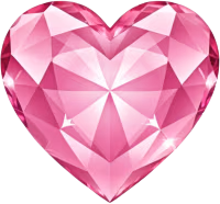Pinkdiamondheart emote