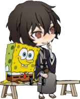 Dazai_n_Spongebob emote