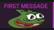 FirstMessage emote