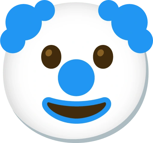 Lightblueclown emote