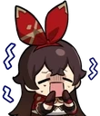 AmberScared emote