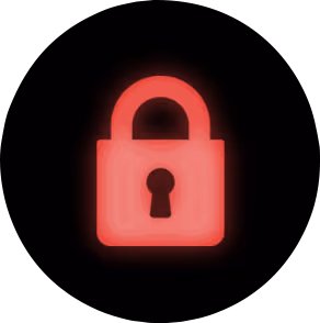 NeonRedPadlock emote