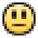 Indifferent emoji