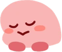 kirblush emote