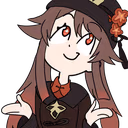 HuTaoShrug emote