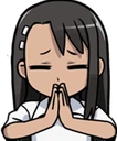 Nagatoro_Pray emote