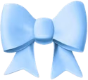 pastelbluebow emote