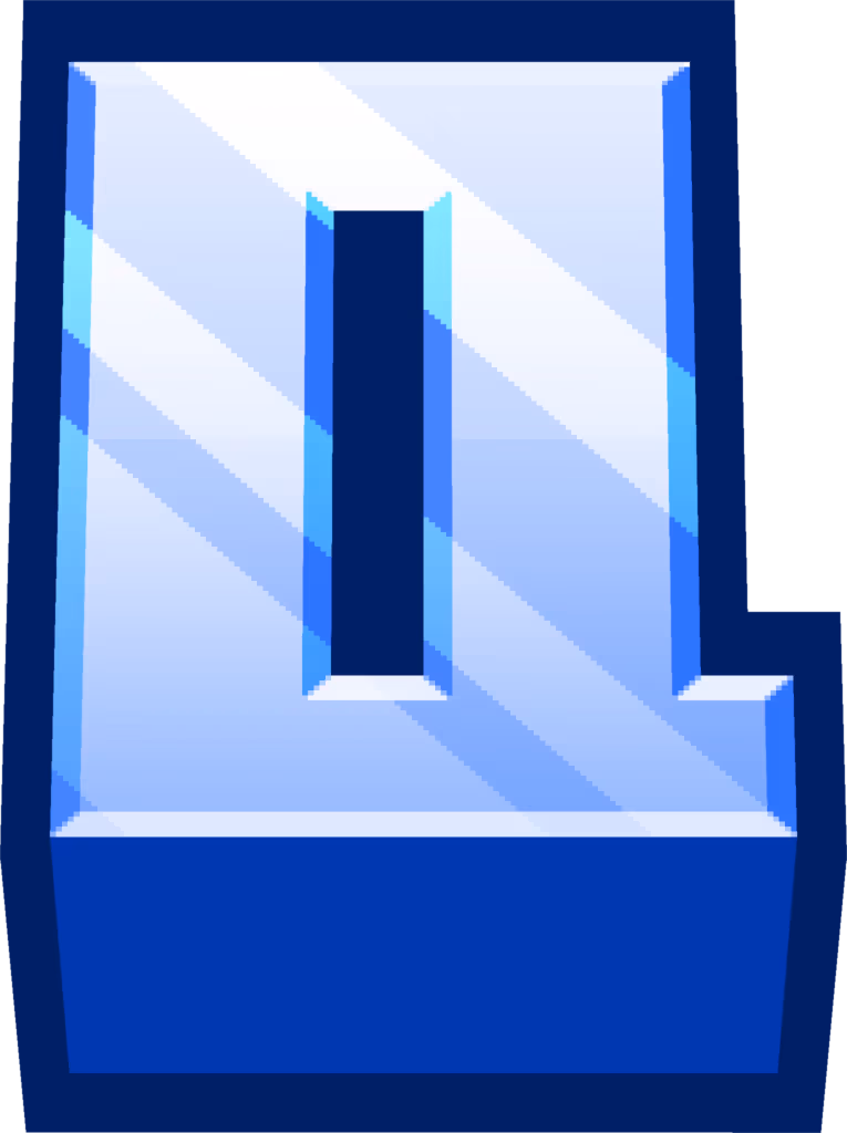 minecraft_blue_Q emote