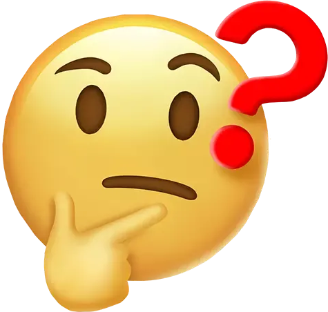 Confused static emote
