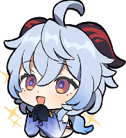 Chibi_Ganyu_Happy emote