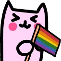 kittygayflag emote