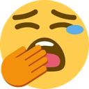 yawning emoji