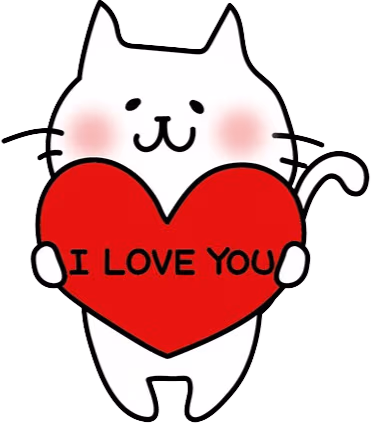 ILoveYouCat emoji