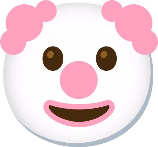 Pinkclown emote