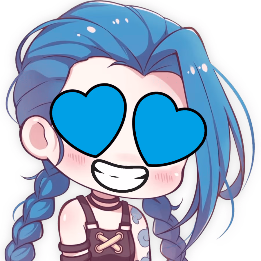 Jinx_HeartBlue emote