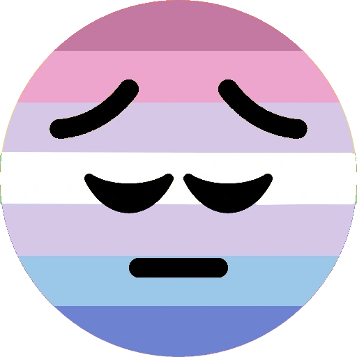 bigender_pensive emoji