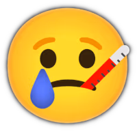 Sick emote