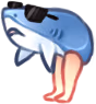 SharkWithLegs emote