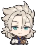 Albedo_smug emote