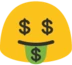 blobmoneyface emote