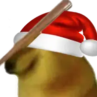 christmas_doge_bonk emote