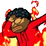 GUPE_FIRE emote