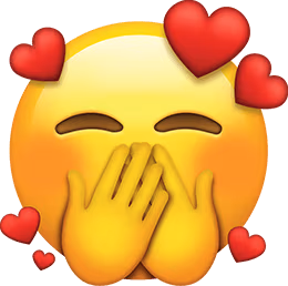 hand_over_mouth_with_hearts emote
