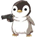 PenguinWithaGun emote