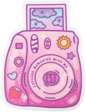 Pinkpolaroidcam emote